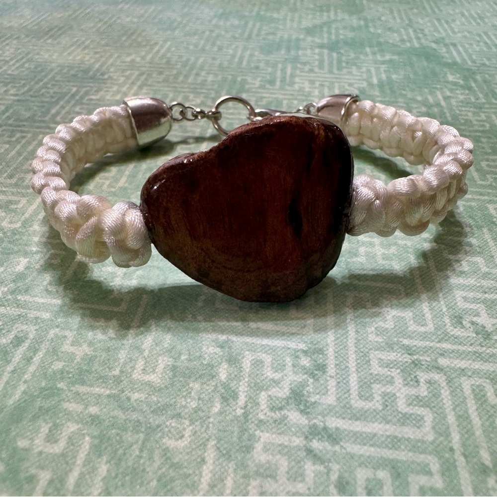 HANDMADE PINE BRANCH BURL BRACELET